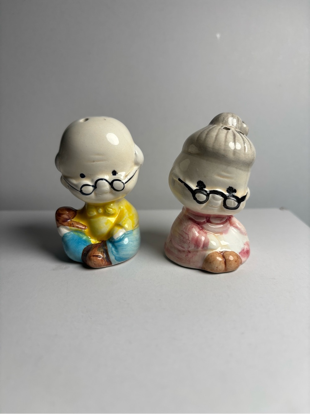 Vintage Grandparents Salt and Pepper Shakers